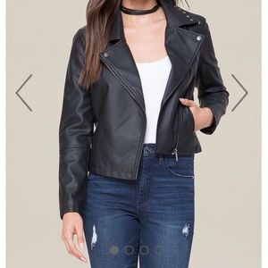 Black Studded Moto Jacket